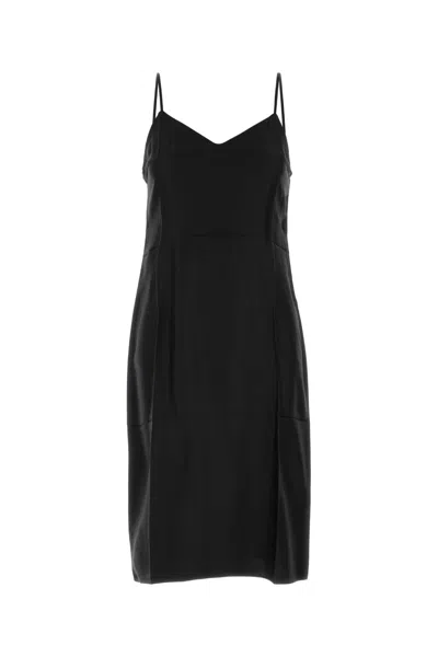 PRADA PRADA BLACK TWILL DRESS