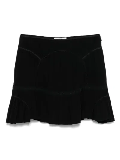 PRADA 2000S FLARED MINI SKIRT