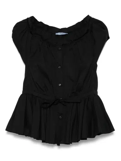 PRADA 2000S SLEEVELESS BLOUSE