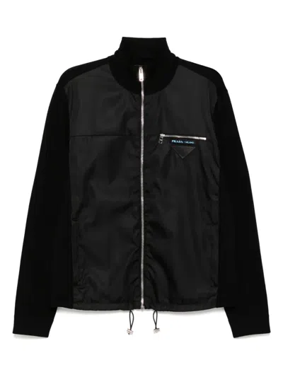 PRADA 2017 LOGO-PATCH JACKET