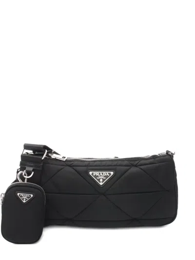PRADA 2020S QUILTED LEATHER SHOULDER BAG