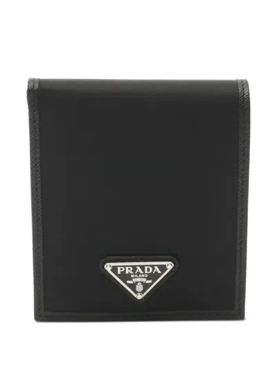 PRADA 2020S TRIANGLE-LOGO WALLET