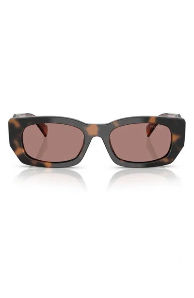 PRADA PRADA 53MM PILLOW SQUARE POLARIZED SUNGLASSES