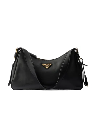 PRADA PRADA AIME ZIPPED MEDIUM SHOULDER BAG