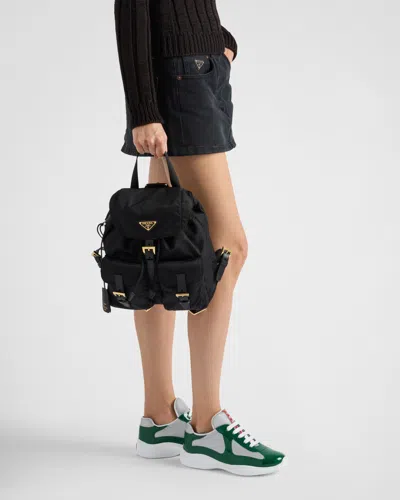 PRADA PRADA AMERICA’S CUP SNEAKER AUS BIKER-GEWEBE