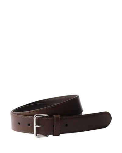 PRADA ANTIQUED LEATHER BELT