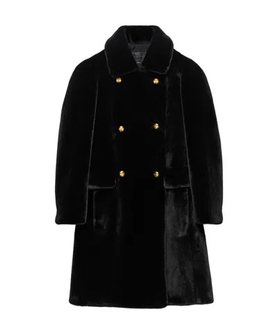 PRADA PRADA DOUBLE-BREASTED LONG COAT