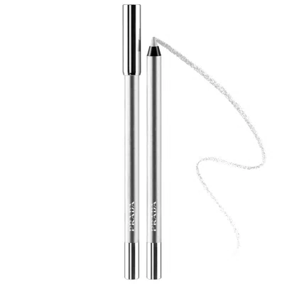 PRADA BEAUTY PRADALINES GLIDING WATERPROOF SMUDGE PROOF EYE PENCIL 05 ARGENTO 0.04 OZ/1.2 G