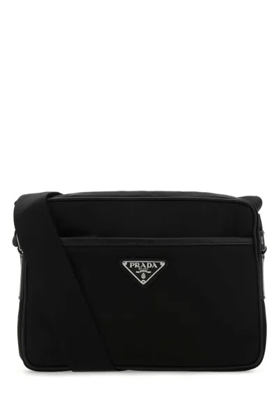 PRADA MEN BLACK RE-NYLON CROSSBODY BAG, ONESIZE LUXURY CROSSBODY BAGS FOR MEN DARVEYS