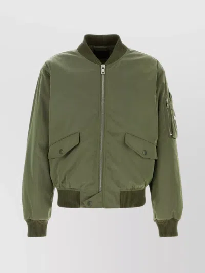 PRADA BOMBER JACKET WITH FLAP POCKETS AND SLEEVE POCKET