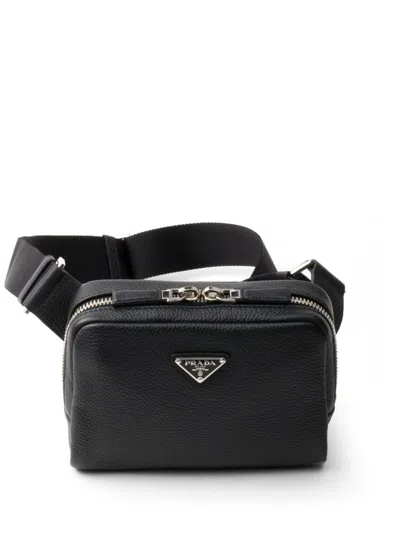 PRADA BRIQUE LEATHER BAG