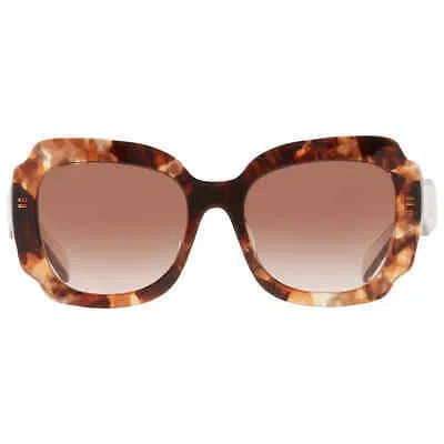 PRADA PRADA BROWN GRADIENT BUTTERFLY LADIES SUNGLASSES PR 16YSF 01R0A6 54
