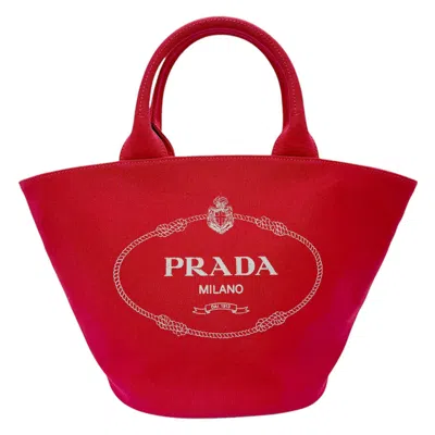 PRADA CANAPA CANAPA HANDBAG SHOULDER BAG (PRE-OWNED)