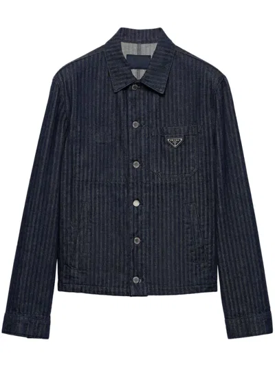 PRADA CHEVRON DENIM JACKET