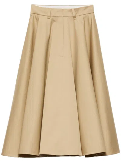 PRADA CHINO MIDI SKIRT