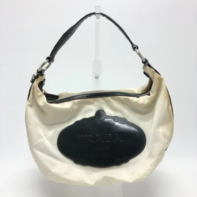 PRADA CLOTH SHOULDER BAG (PRE-OWNED)