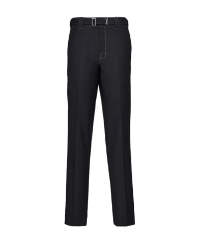 PRADA PRADA LOGO DETAILED STRAIGHT LEG PANTS