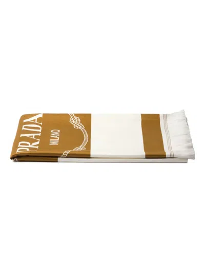 PRADA COTTON BEACH TOWEL
