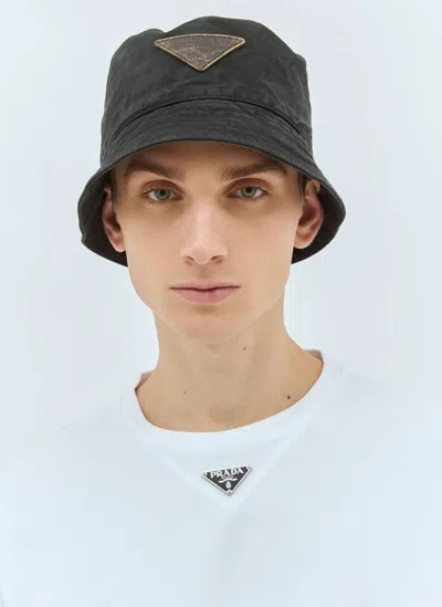 PRADA COTTON BUCKET HAT