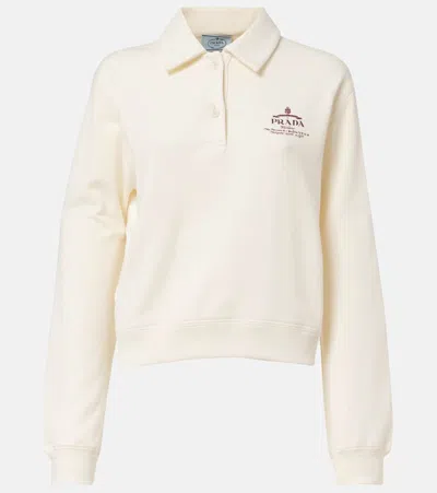 PRADA COTTON POLO SWEATER