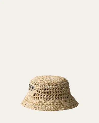 PRADA CROCHET BUCKET HAT