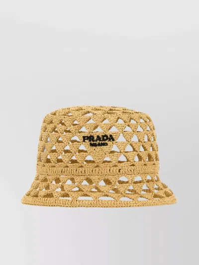 PRADA CROCHET BUCKET HAT SHAPE