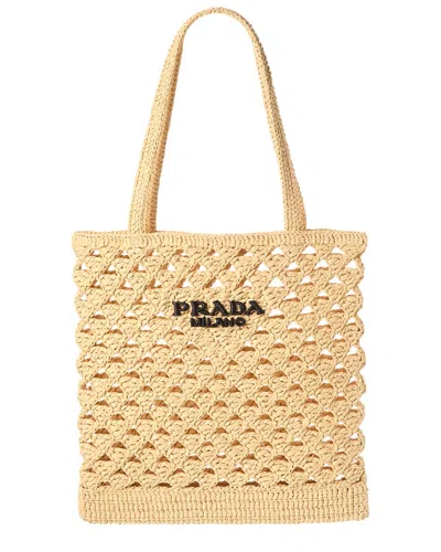 PRADA PRADA CROCHET TOTE