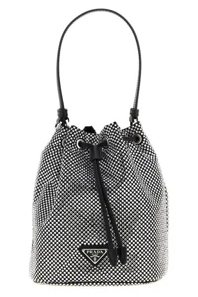 PRADA 'CRYSTAL' BUCKET BAG