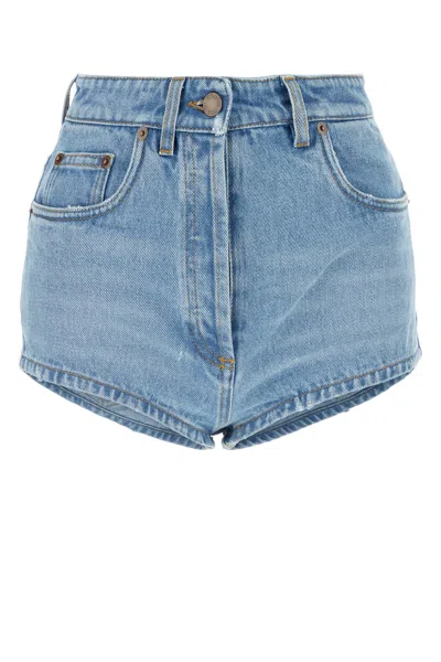 PRADA DENIM SHORTS