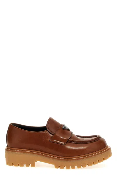 PRADA 'DOUBLE CHOCOLATE' LOAFERS