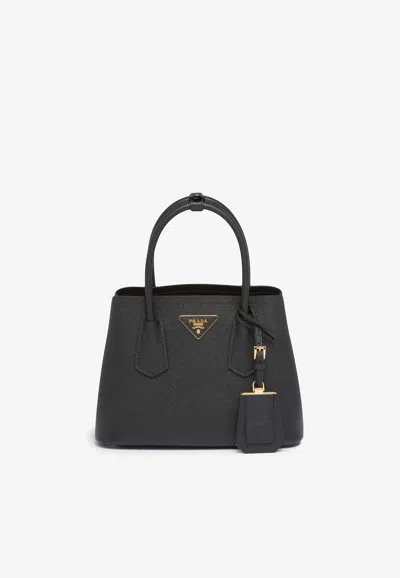 PRADA DOUBLE SAFFIANO LEATHER TOTE BAG