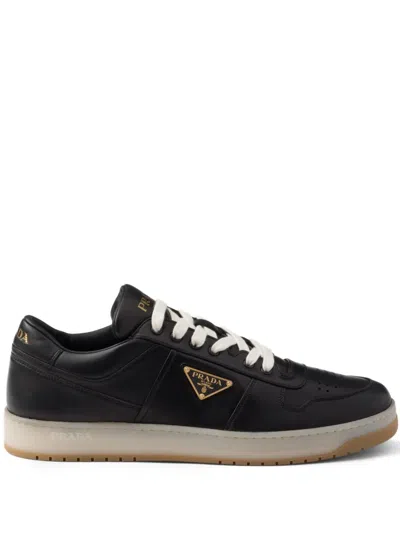 PRADA DOWNTOWN LEATHER SNEAKERS