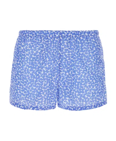 PRADA ELASTIC WAIST PRINTED SWIMMING TRUNKS