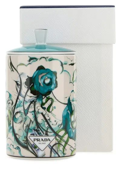 PRADA EMBELLISHED PORCELAIN CANDLE