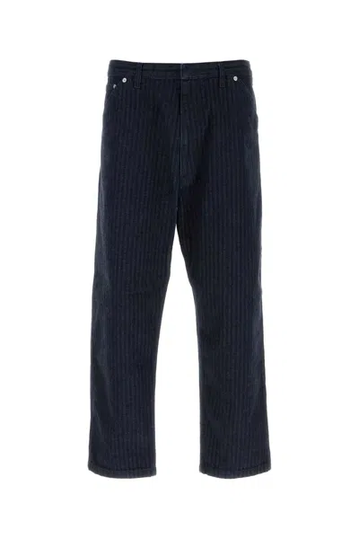 PRADA EMBROIDERED DENIM JEANS