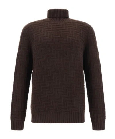 PRADA WOOL AND CASHMERE TURTLENECK SWEATER