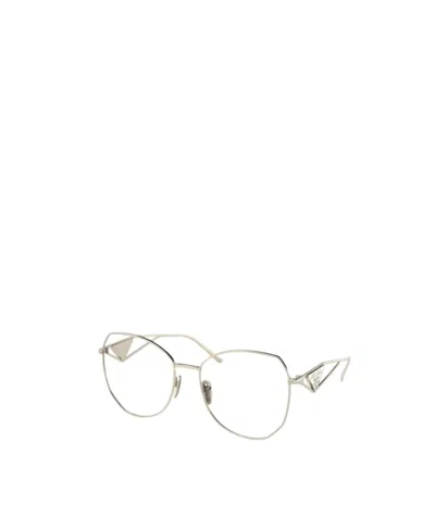 PRADA PRADA EYEWEAR ROUND FRAME SUNGLASSES