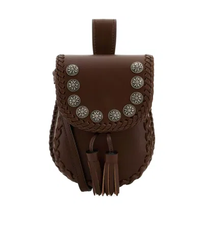 PRADA LEATHER CROSS BODY BAG