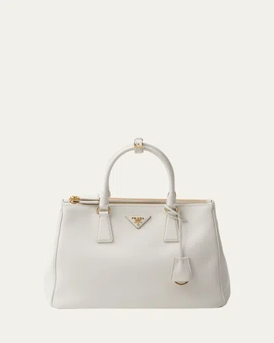 PRADA GALLERIA LARGE GRAIN LEATHER TOP-HANDLE BAG