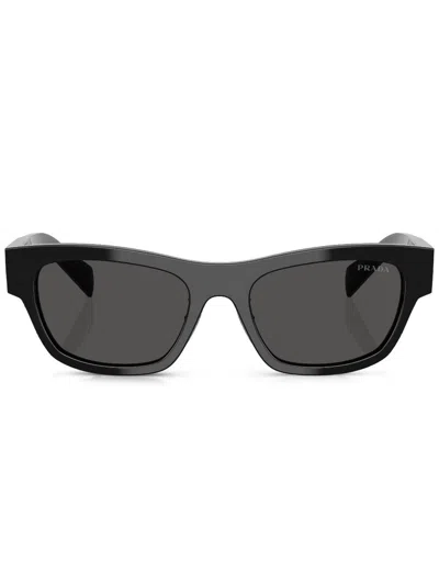 PRADA GEOMETRIC-FRAME SUNGLASSES