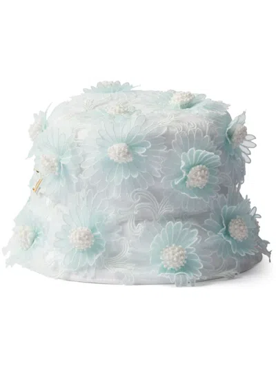 PRADA GUIPURE-LACE BUCKET HAT