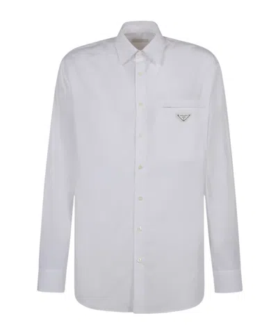 PRADA BUTTON-UP LONG-SLEEVE SHIRT