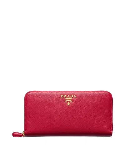 PRADA LARGE SAFFIANO LEATHER WALLET