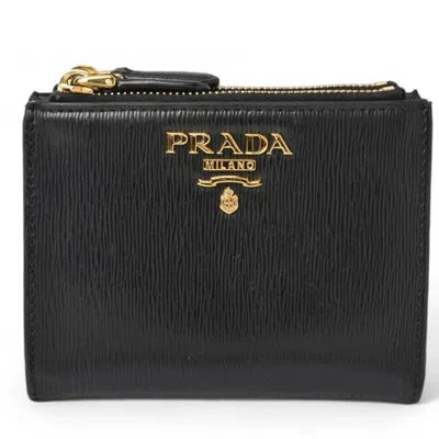 PRADA LEATHER COIN PURSE/COIN CASE (PRE-OWNED)