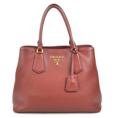 PRADA LEATHER HANDBAG (PRE-OWNED)