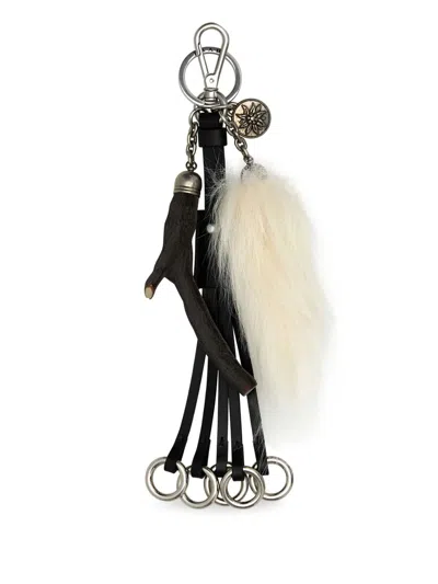 PRADA LEATHER KEYRING