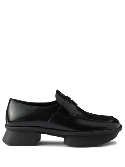 PRADA LEATHER LOAFERS