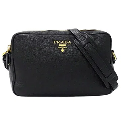 PRADA LEATHER SHOULDER BAG (PRE-OWNED)