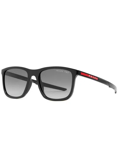 PRADA PRADA LINEA ROSSA D-FRAME SUNGLASSES