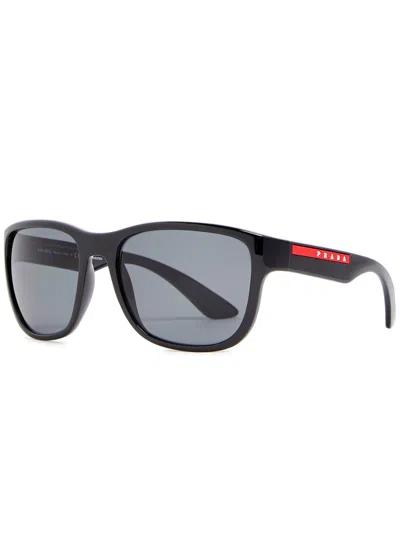 PRADA PRADA LINEA ROSSA SQUARE-FRAME SUNGLASSES